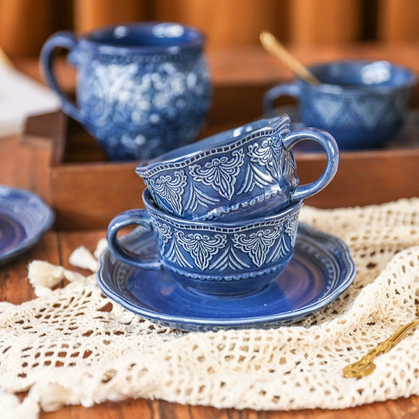 Blue Mystery Tea Cup Set