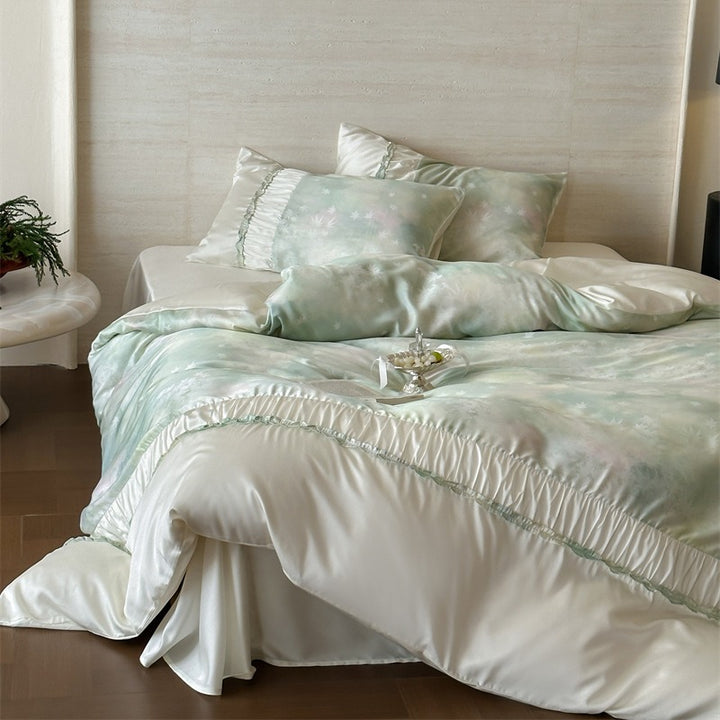 Elegant Silk Bedding Set Collection
