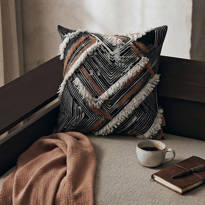 Boho Tassel Weave Cushion