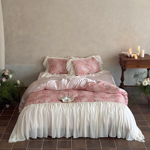 Rose Ruffled Vibe Bedding Set
