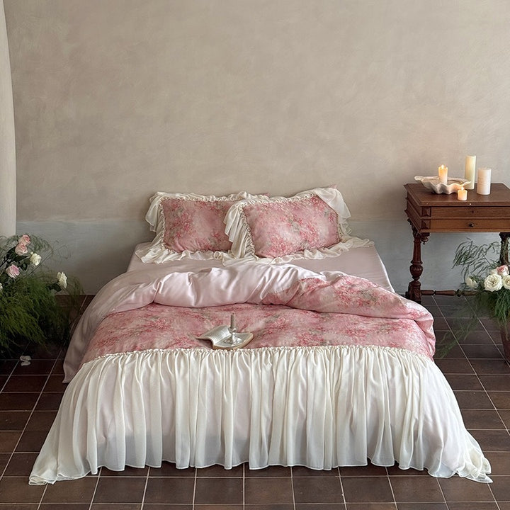 Rose Ruffled Vibe Bedding Set