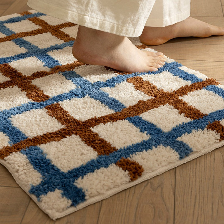 Retro Warm Toes Bath Mat Collection