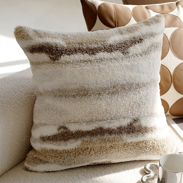 Brown Maze Cushion