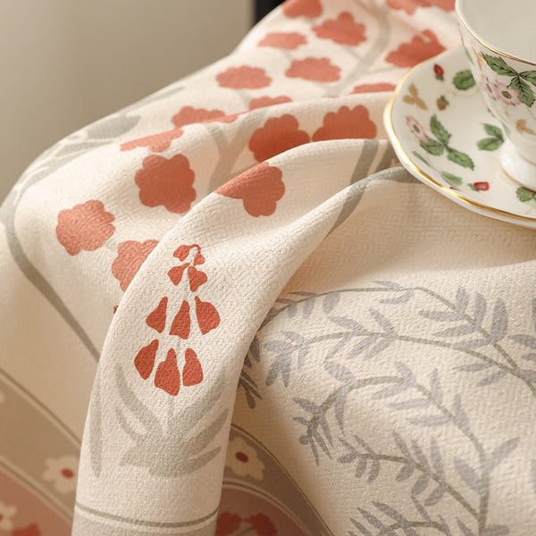 Red Sprig Tablecloth