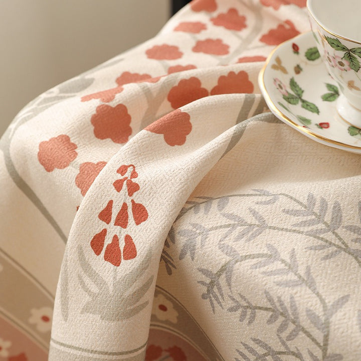 Red Sprig Tablecloth