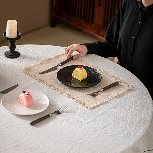 Everyday Tassel Canvas Placemat Set