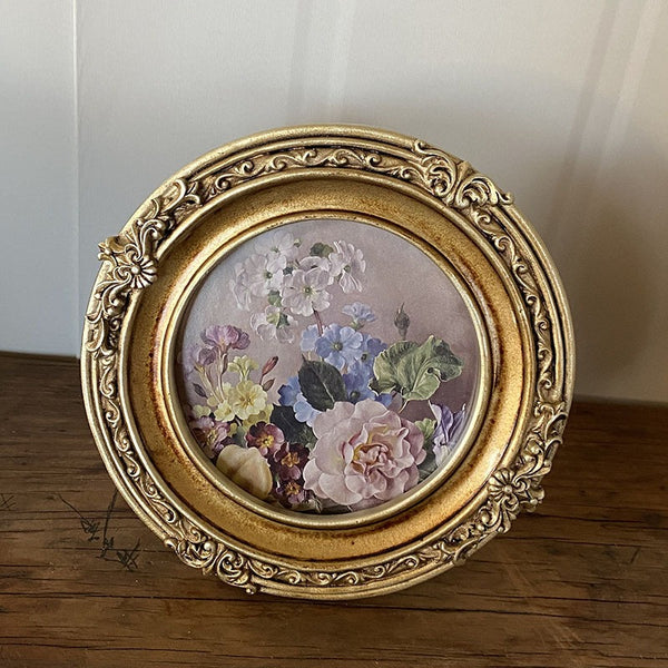 French Rococo Round Frame