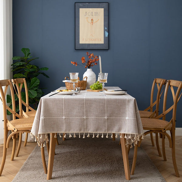 Countryside Tassel Tablecloth
