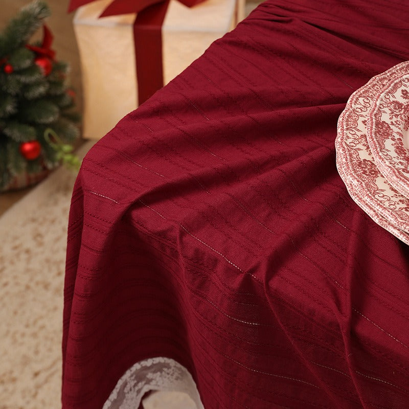 Red Romantic Table Cloth