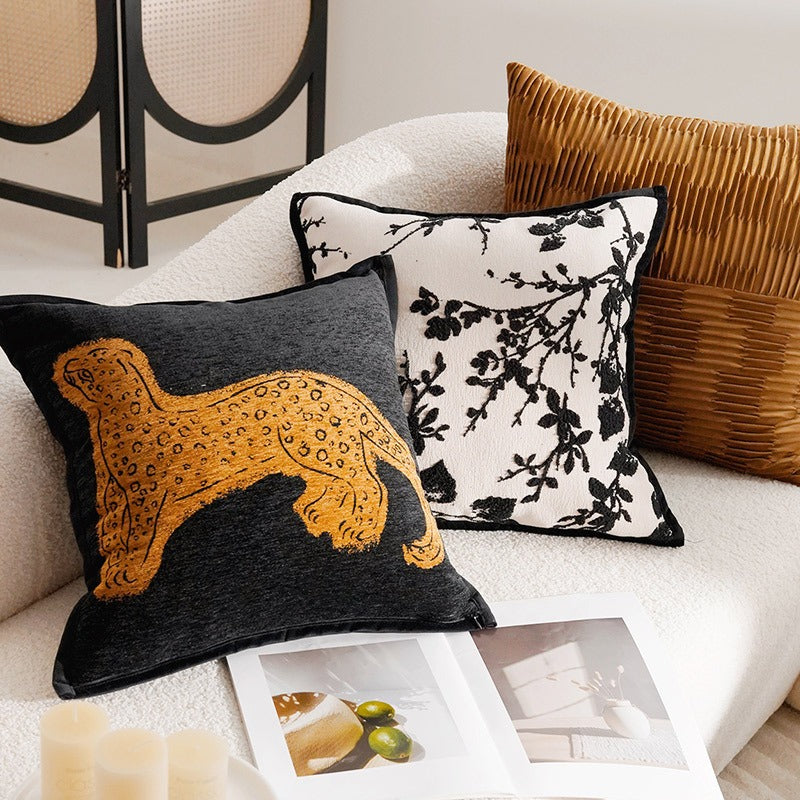 Vintage Leopard Cushion