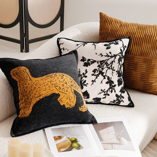 Vintage Leopard Cushion
