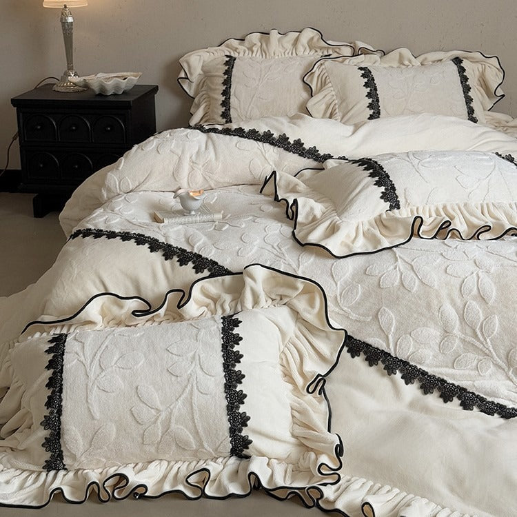 Houndstooth Warm Bedding Set
