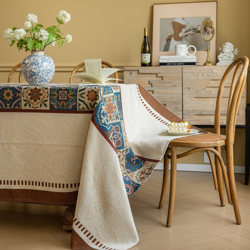 Serene Patchwork Tablecloth