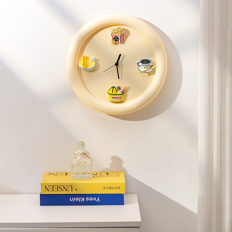 Snack Time Wall Clock