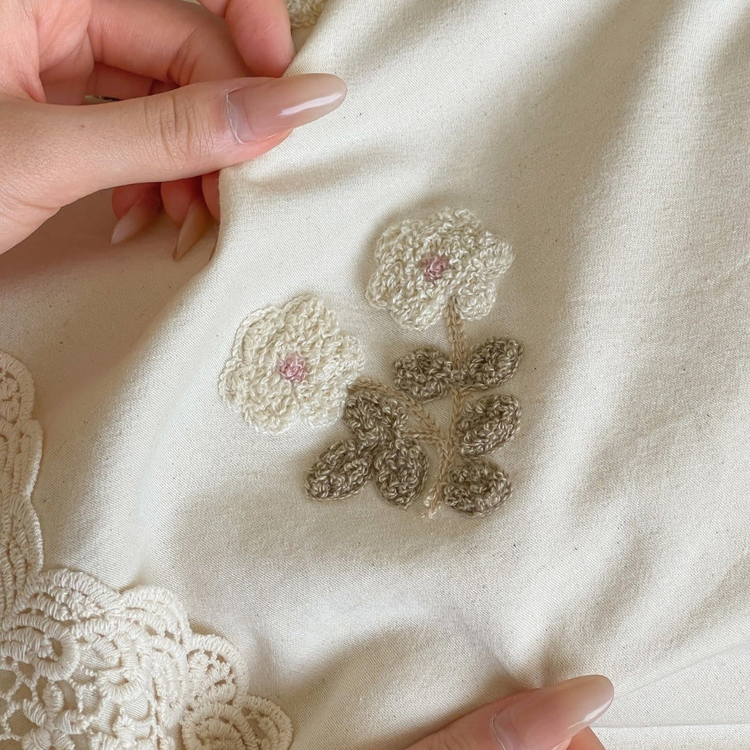 Vivid Floral Cotton Linen Bedding Set