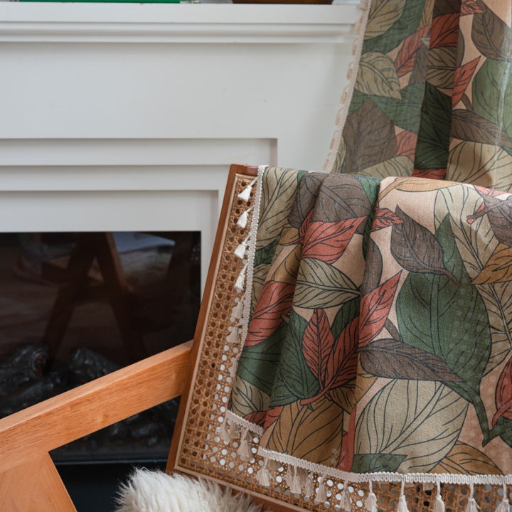 Ukiyoe Leaves Curtain