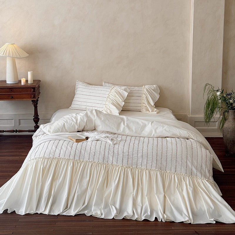 Morning Breeze Striped Bedding Set