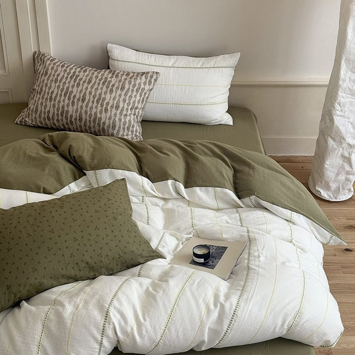 Beach Striped Bedding Set