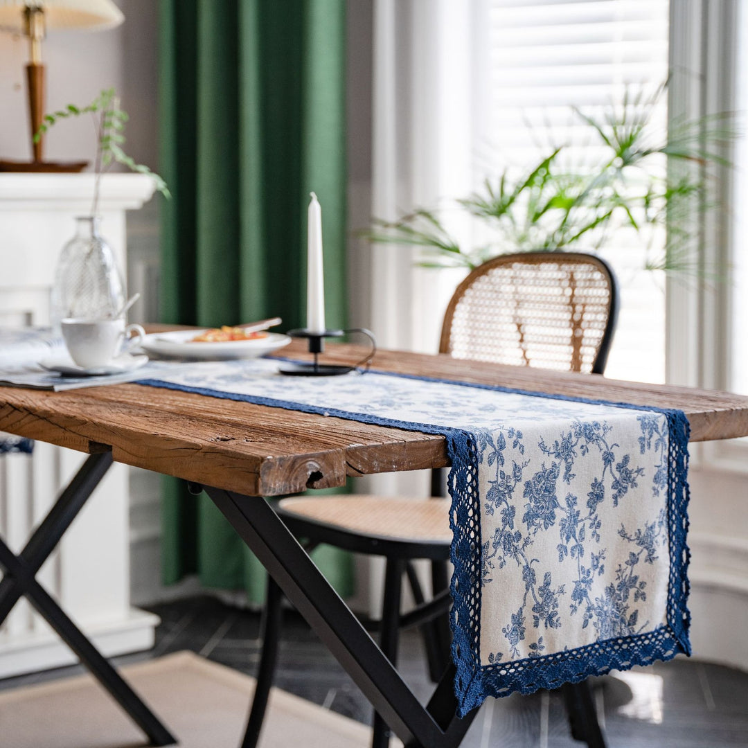 Old World Floral Table Runner