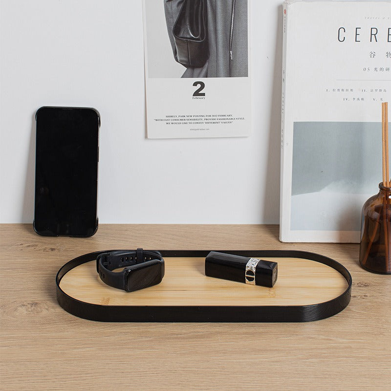 Bamboo Oval Tray Set