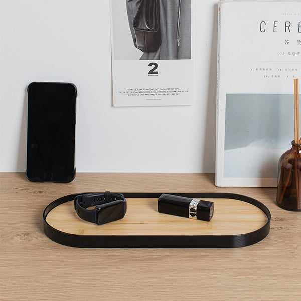 Bamboo Oval Tray Set