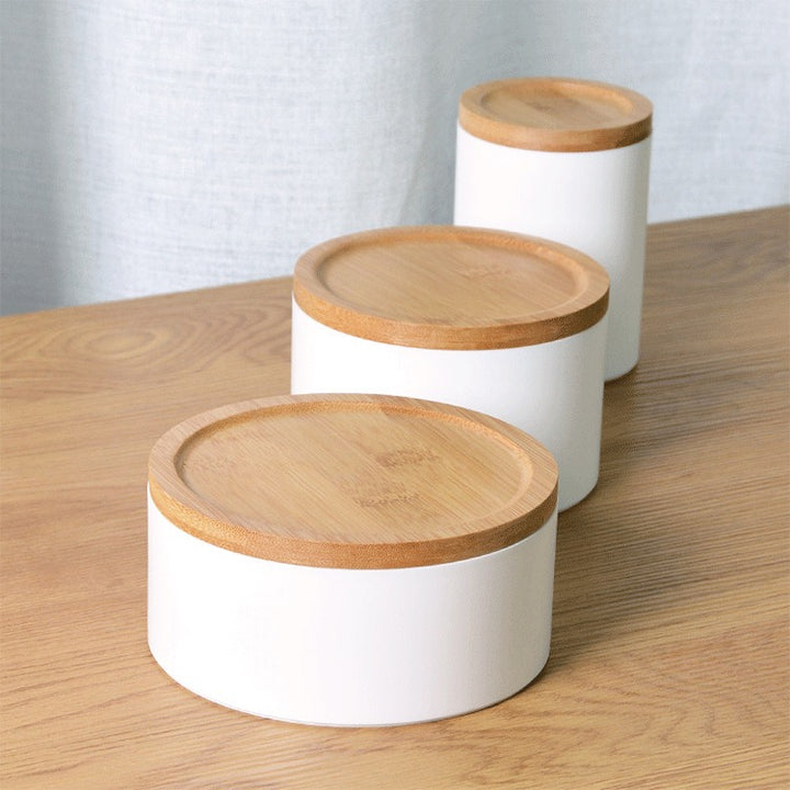 Fresh Bamboo Storage Jar Set