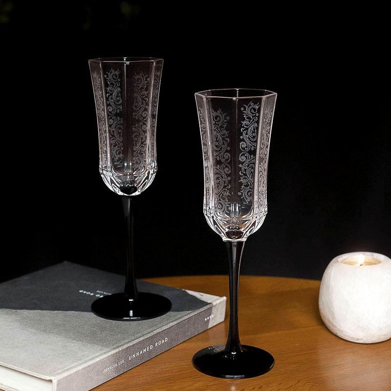 Lisbon Midnight Wine Glass Set