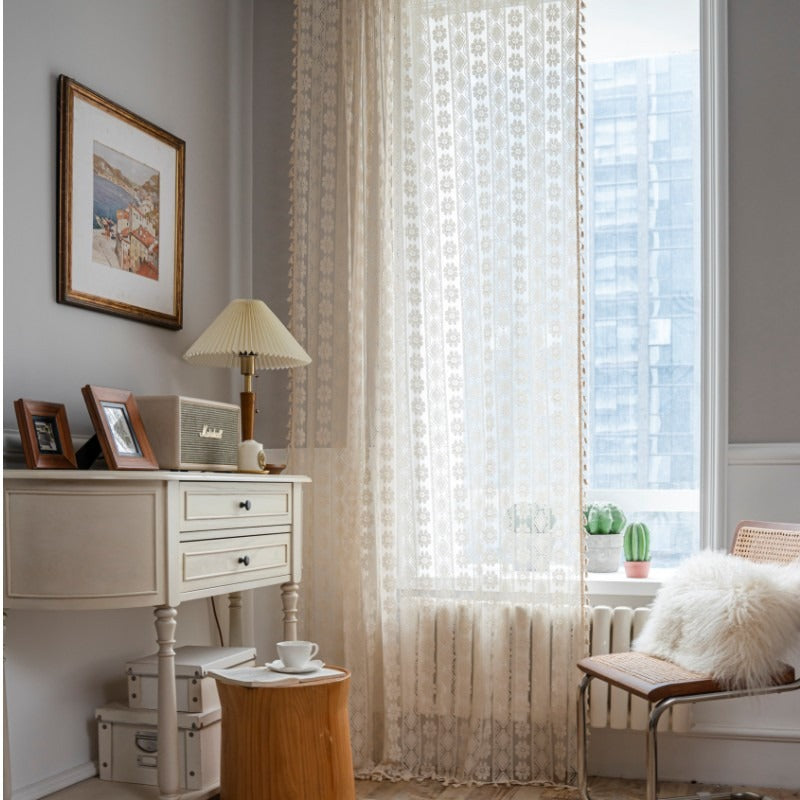 Blooming Days Lace Curtain