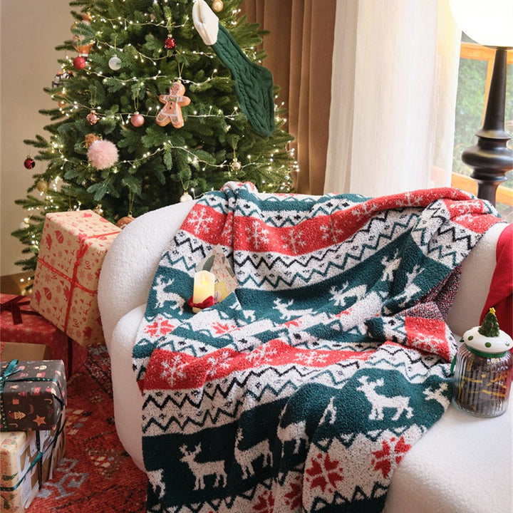 Warm Christmas Night Blanket