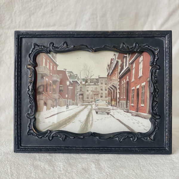 Vintage Black Scroll Frame