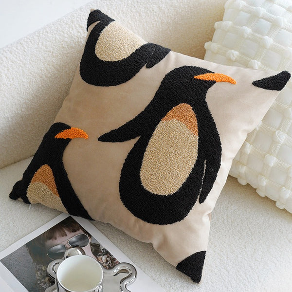 Penguin Parade Cushion