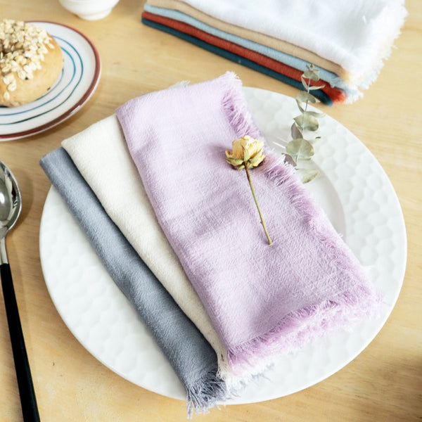 Tassel Cotton & Linen Napkin Set