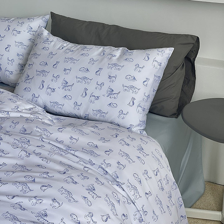 Lazy Kitty Bedding Set