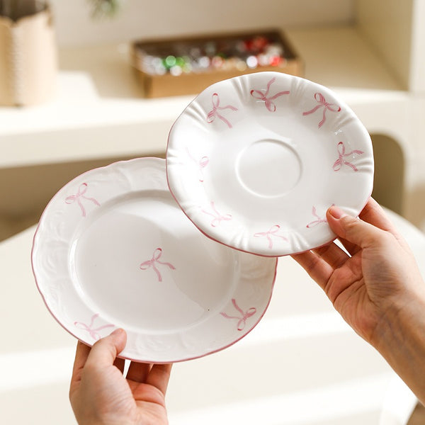 Petal Pink Bow Ceramic Collection