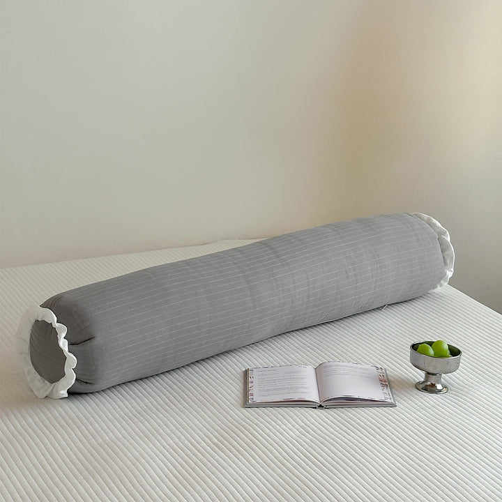 Pastel Frill Bolster Pillow