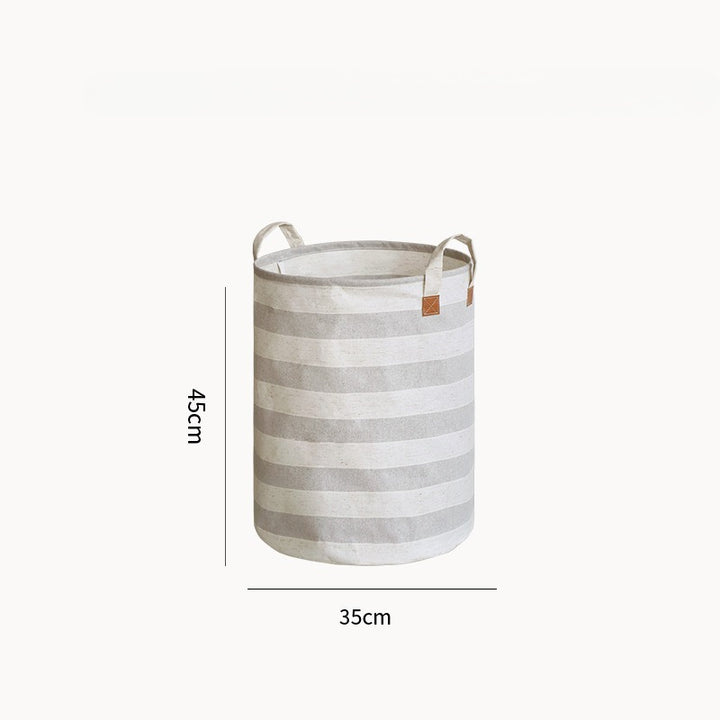 Beach Villa Striped Laundry Basket Set