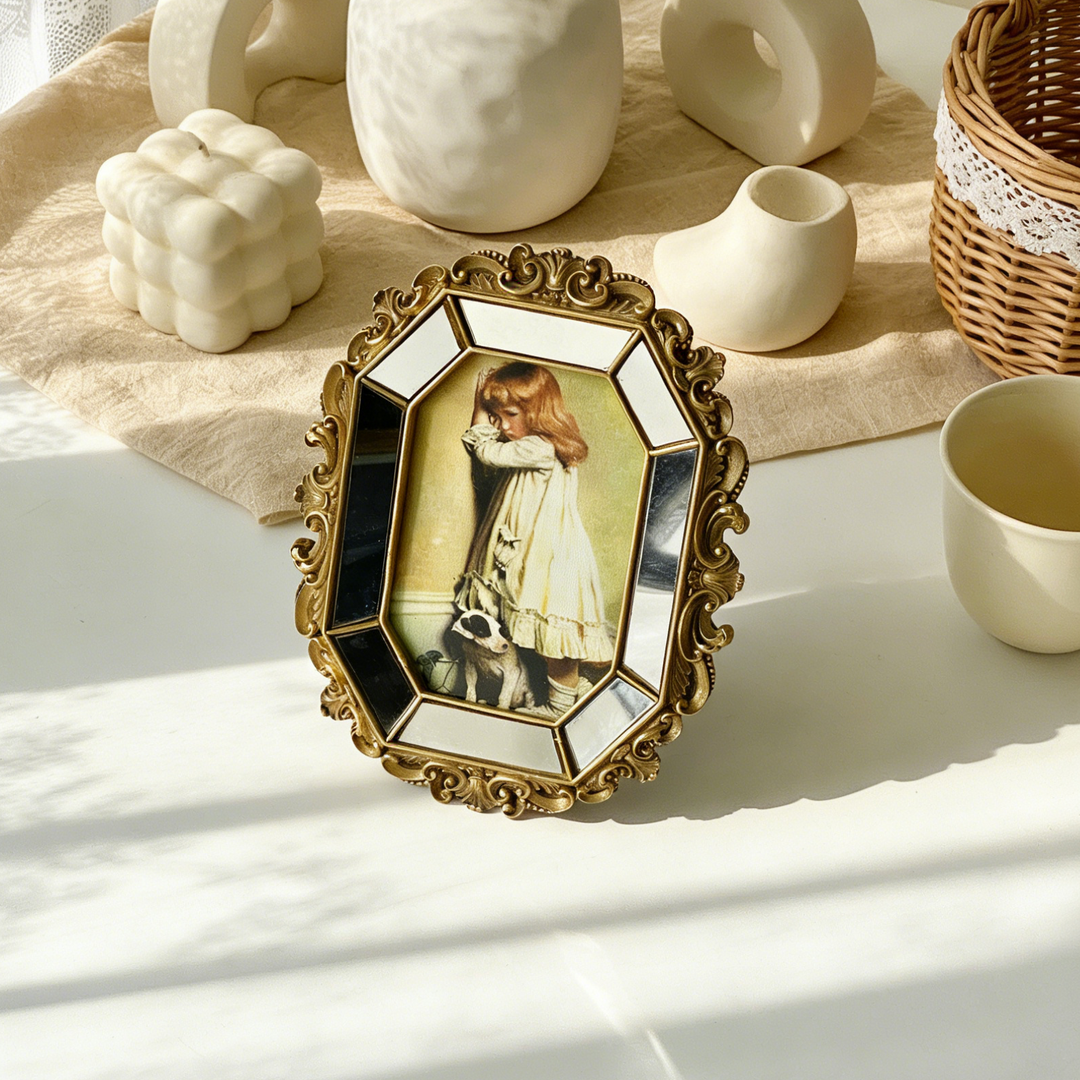 Baroque Mirrored Ornate Frame