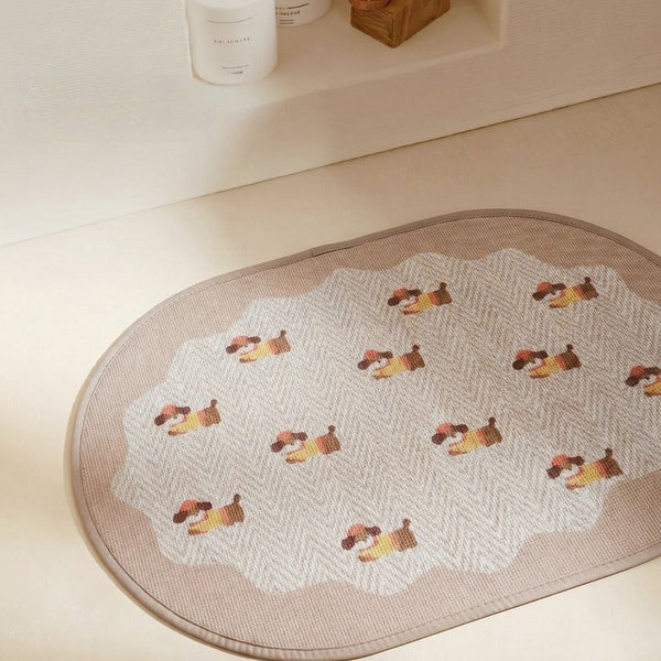 Dashie Party Oval Rug