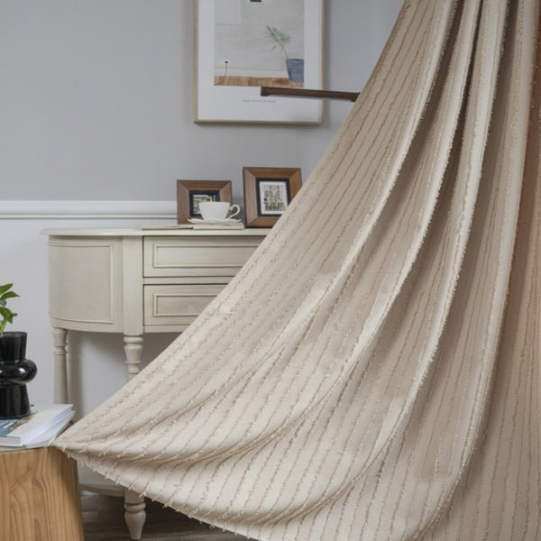 Textured Fringe Curtain