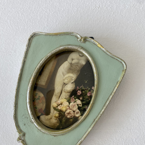 Vintage Mint Handheld Frame