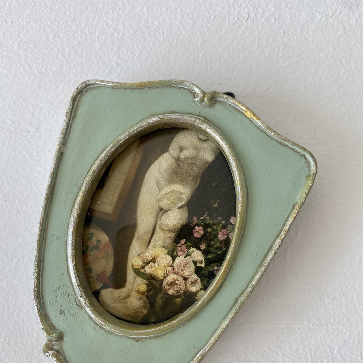 Vintage Mint Handheld Frame