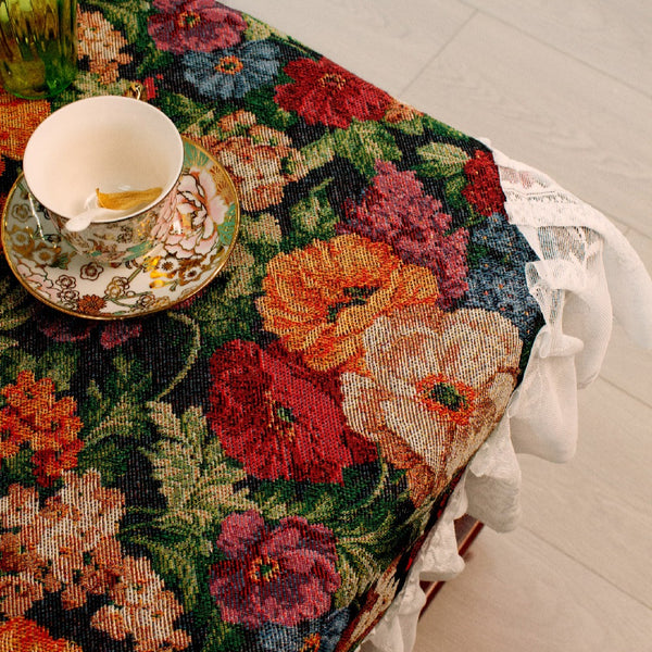 Retro Blossoming Table Cloth
