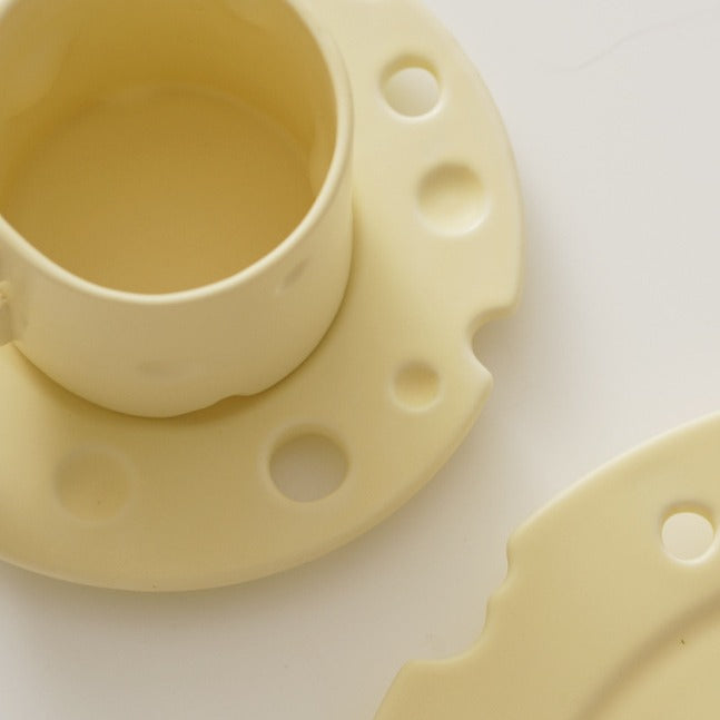 Swiss Cheese Teacup Set