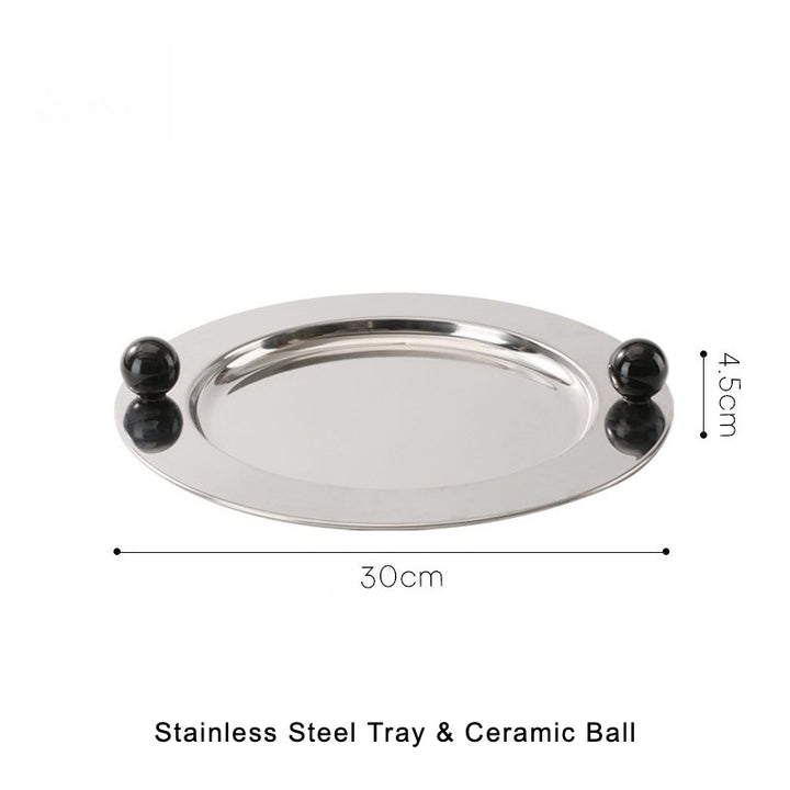 Artistic Ball Serving Tray