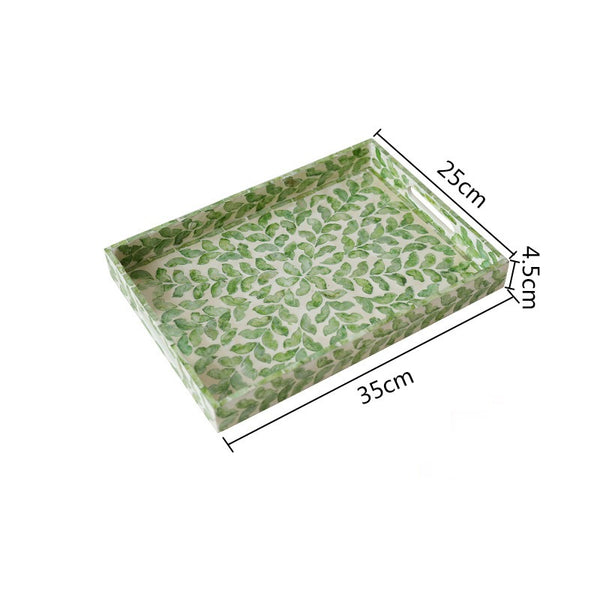Spring Leaves Shell Tray