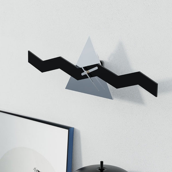 Deconstructed Zigzag Wall Clock