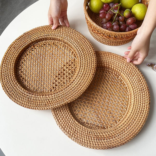 Wave - Loop Rattan Tray