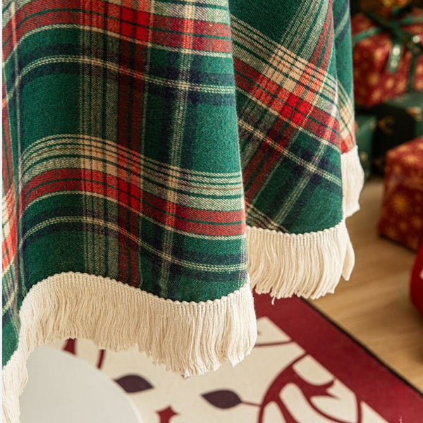 Tartan Tassel Tablecloth