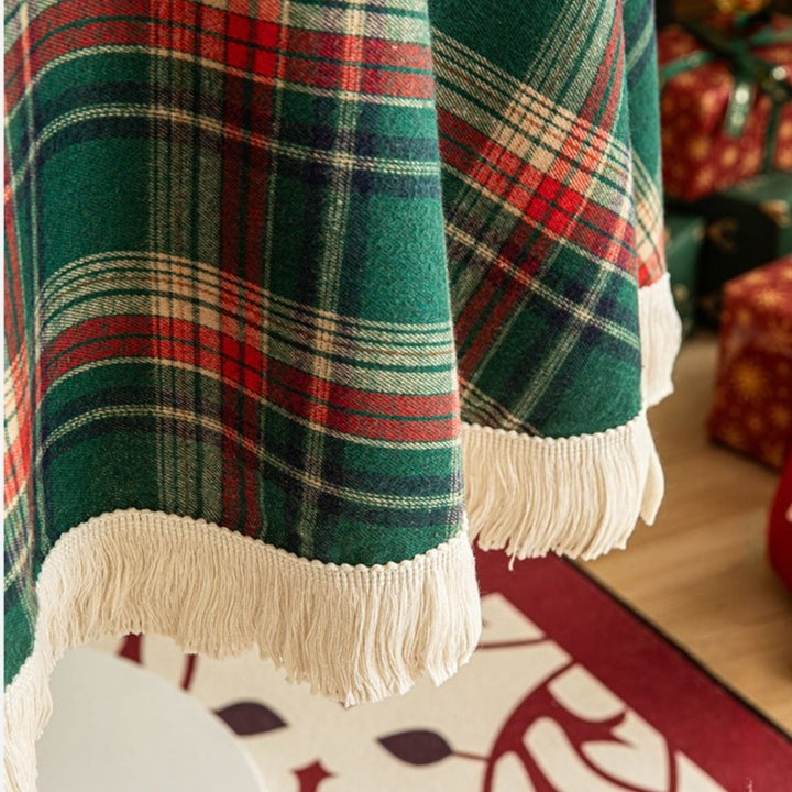 Tartan Tassel Tablecloth