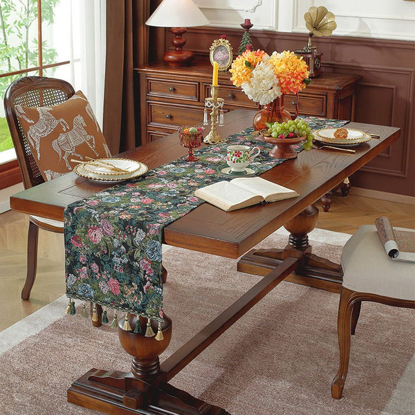 Mossy Green Table Runner